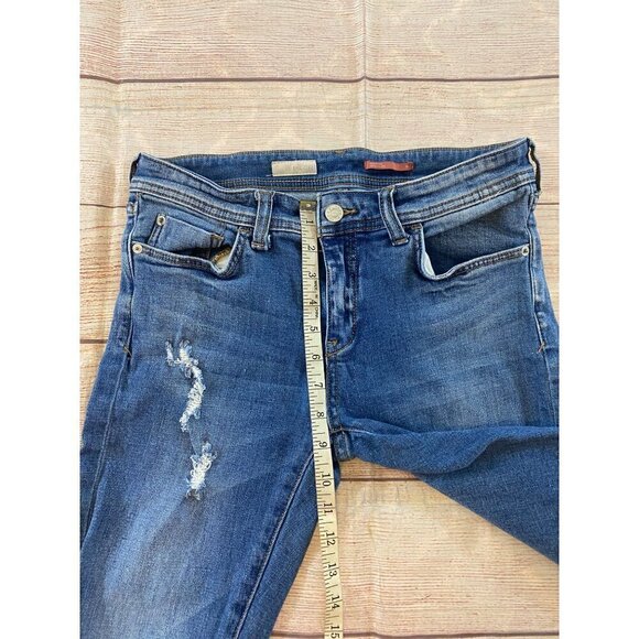 Pilcro And Letterpress Women's Slim Boyfriend Crop Jeans - 26 - Picture 5 of 12